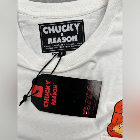 Reason x Chucky Good Guys badge pocket t-shirt - Picture 5 of 5